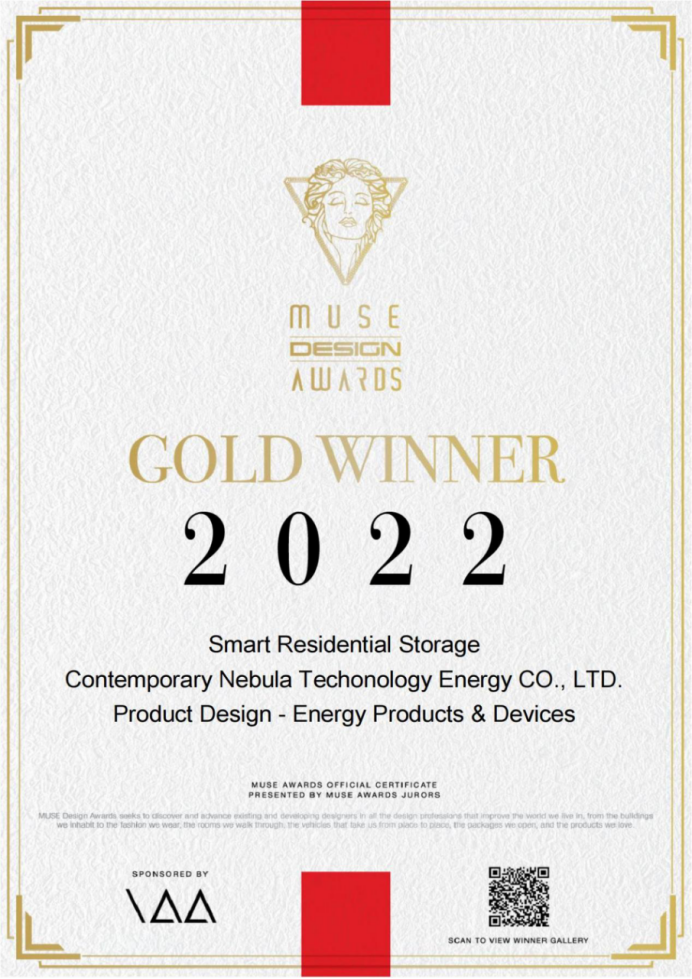 Félicitations!Le CNTE a remporté le MUSE Design Gold Award !